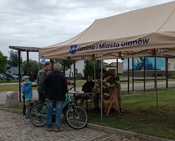 Mieszkańcy Ulanowa ćwiczyli reagowanie na sygnały alarmowe