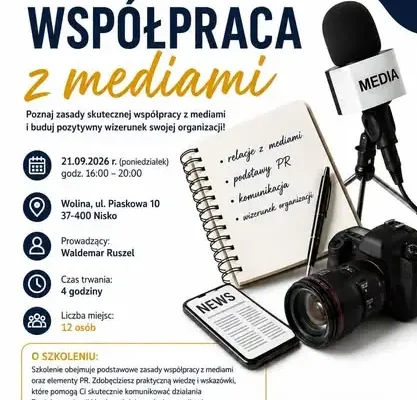 Szkolenie z współpracy z mediami w Nisku – dla organizacji z powiatu niżańskiego