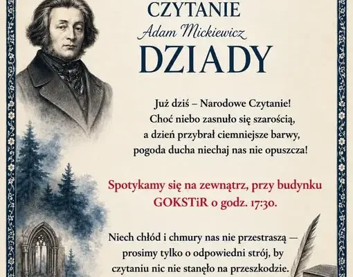 Narodowe Czytanie w Jarocinie już dziś o 17:30