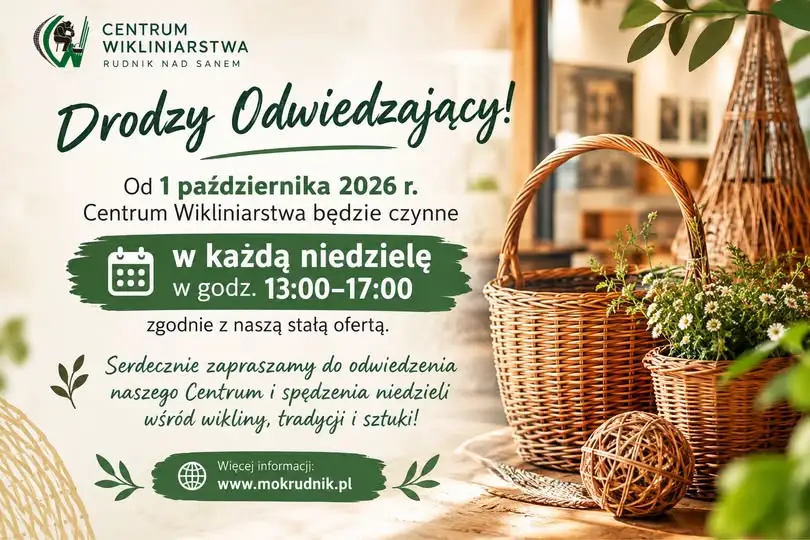 Zajęcia wokalne i niedzielne popołudnia w Centrum Wikliniarstwa w Rudniku