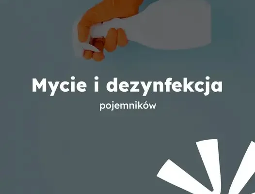 Mycie i dezynfekcja pojemników na odpady w gminie Kamienna Góra