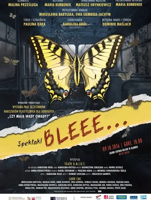 Spektakl „Bleee…” w Ulanowie – dziś o 18:00 w Gminnym Centrum Kultury