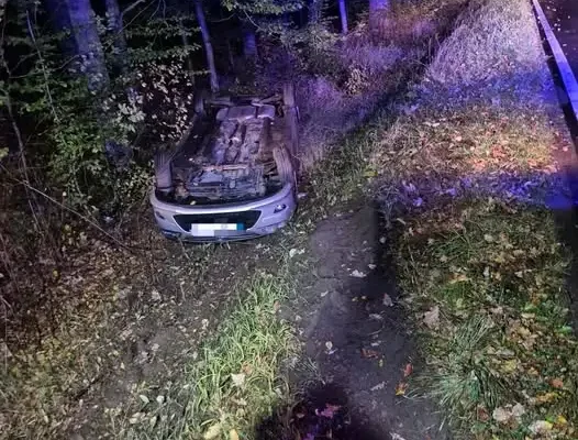 Dachowanie w Jeżowem. Interweniowały służby ratunkowe