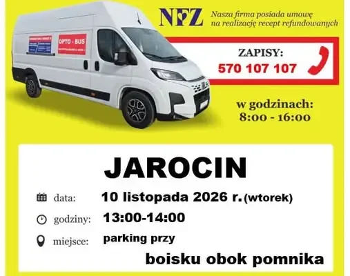 Bezpłatne badanie wzroku w Jarocinie – 10 listopada 2026