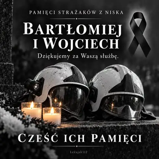 Tragedia w Nisku: dwaj strażacy zginęli podczas akcji gaśniczej