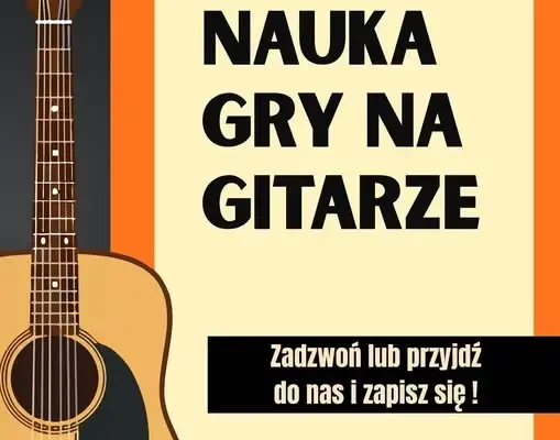Nauka gry na gitarze w Gminnym Ośrodku Kultury w Krzeszowie – zapisy trwają