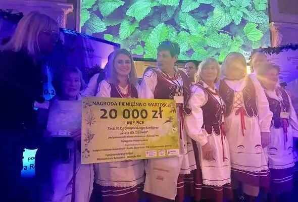 Sukces w III Ogólnopolskim Konkursie „Zioła dla Zdrowia” – I miejsce i 20 tys. zł