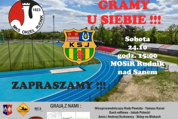 Orzeł Rudnik nad Sanem zagra z KS Jarocin – sobota, godz. 15:00
