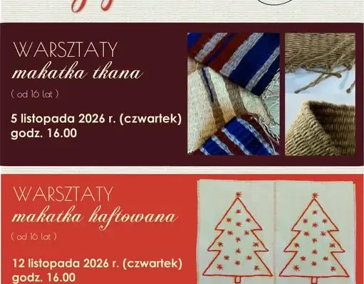 Bezpłatne warsztaty makatki w Rudniku nad Sanem – zapisy trwają