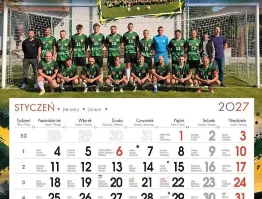 Klubowe kalendarze KS Jarocin na 2027 rok już dostępne