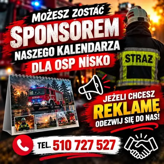 OSP Nisko szuka sponsorów kalendarza. Wsparcie trafi na umundurowanie