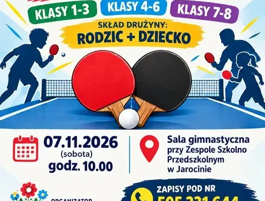Turniej „Rodzic + Dziecko” w Jarocinie – zapisy do 30 października