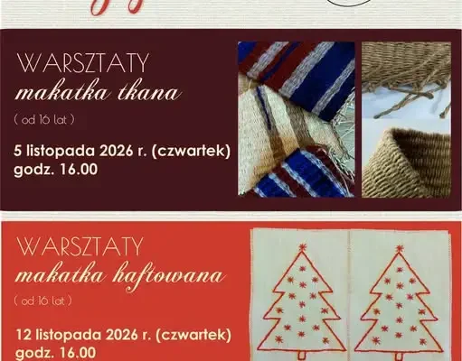 Bezpłatne warsztaty makatki w Rudniku nad Sanem – trwają zapisy